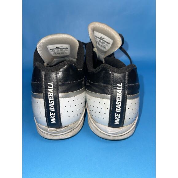Nike Alpha Speed Keystone Low Baseball Cleats Black White 469722-011 Men’s 10.5 - Picture 4 of 8